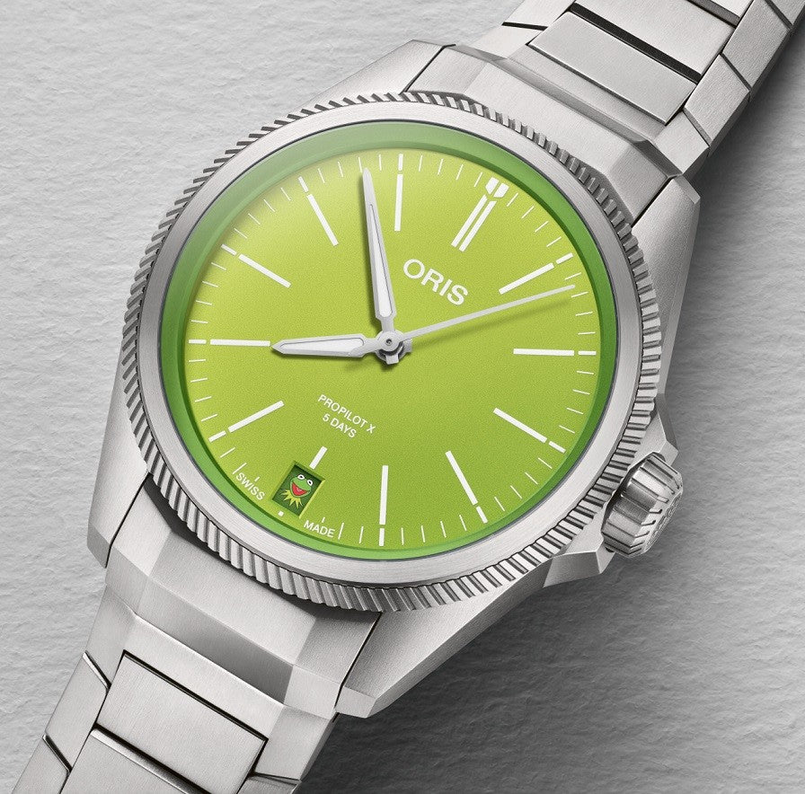 Oris ProPilot X Calibre 400 Kermit Edition 01 400 7778 7157-Set