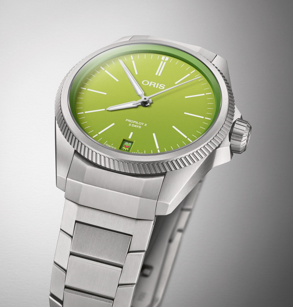 Oris ProPilot X Calibre 400 Kermit Edition 01 400 7778 7157-Set