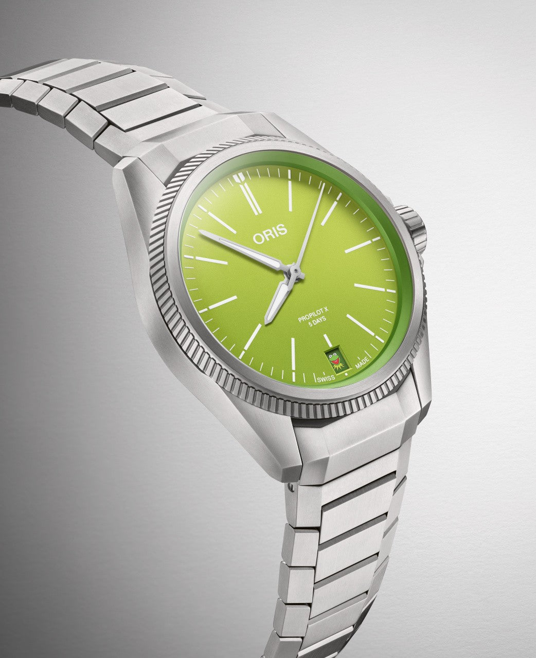 Oris ProPilot X Calibre 400 Kermit Edition 01 400 7778 7157-Set