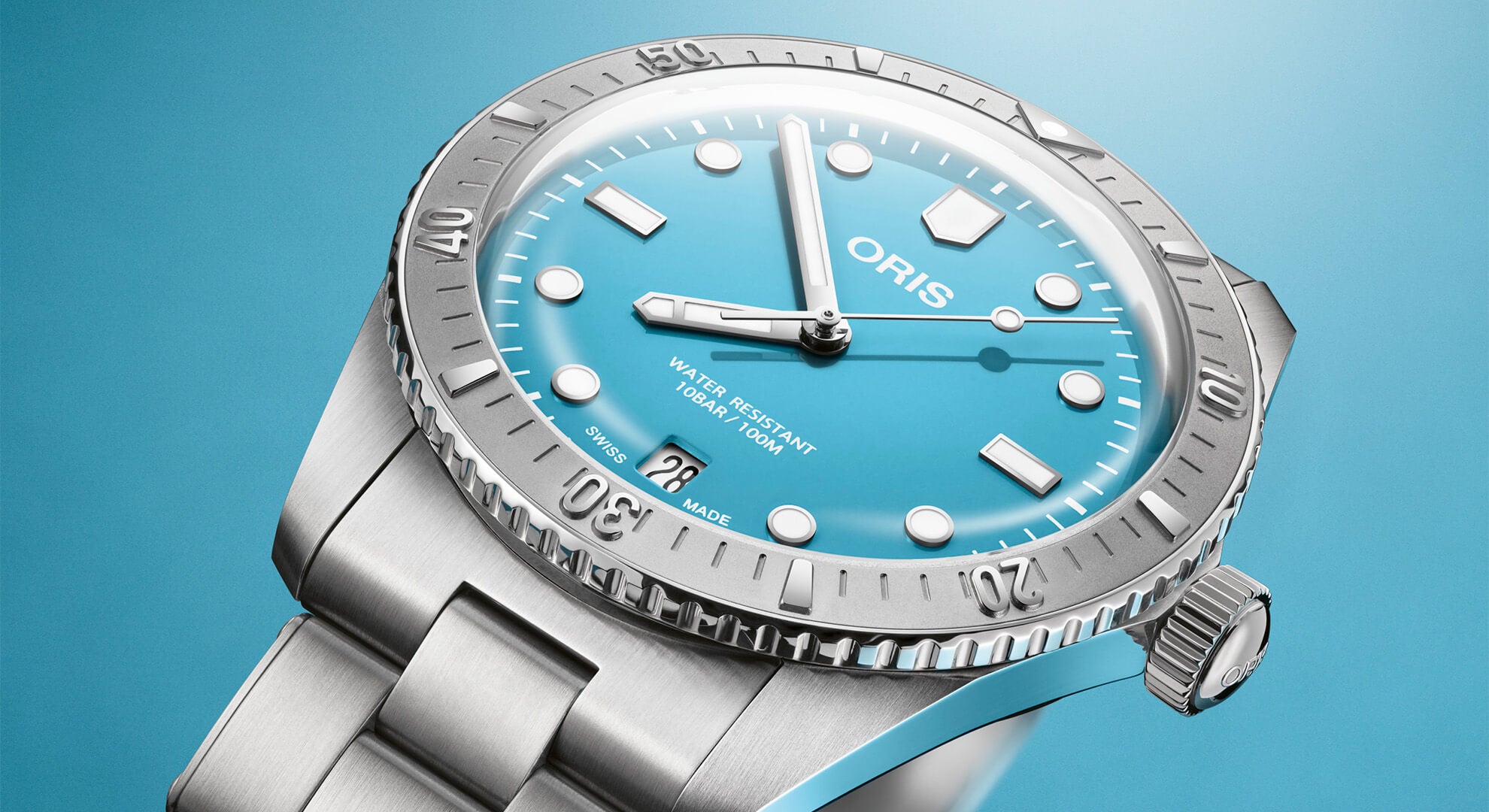 Oris Divers Sixty-Five 'Cotton Candy' 01 733 7771 4055-07 8 19 18
