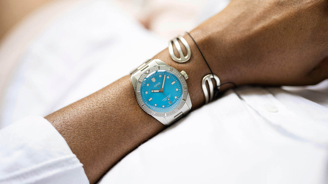 Oris Divers Sixty-Five 'Cotton Candy' 01 733 7771 4055-07 8 19 18