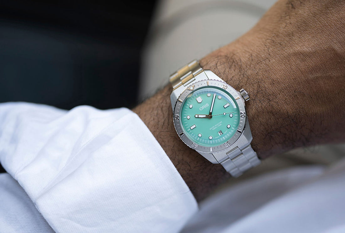 Oris Divers Sixty-Five 'Cotton Candy' 01 733 7771 4057-07 8 19 18