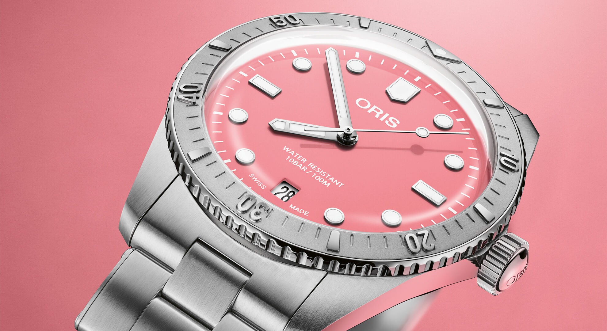 Oris Divers Sixty-Five 'Cotton Candy' 01 733 7771 4058-07 8 19 18