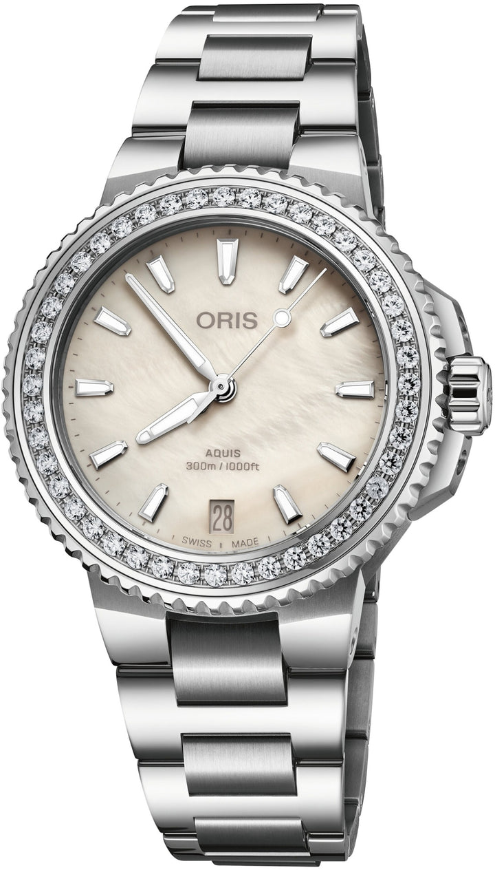 Oris Aquis Date Diamonds 01 733 7792 4956-07 8 19 05P