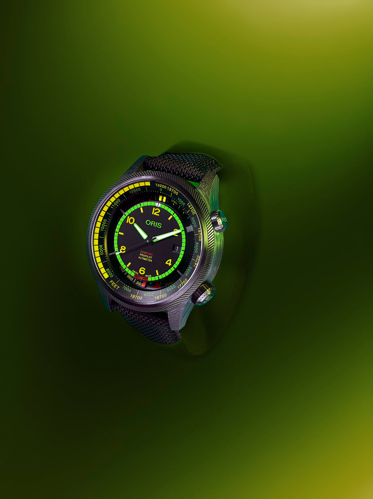 Oris ProPilot Altimeter x Bamford Mission Control Limited Edition 01 793 7775 8724-Set
