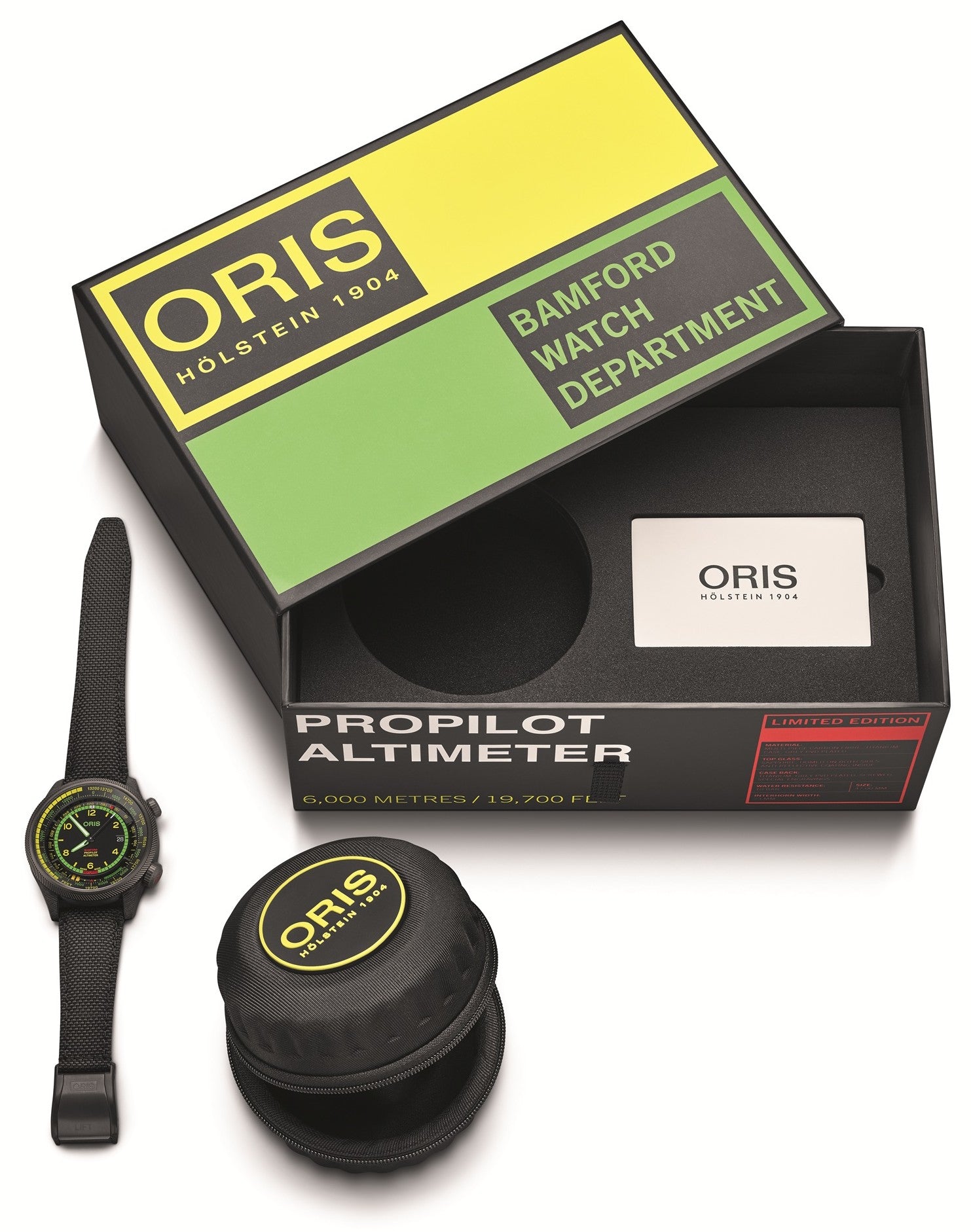Oris ProPilot Altimeter x Bamford Mission Control Limited Edition 01 793 7775 8724-Set