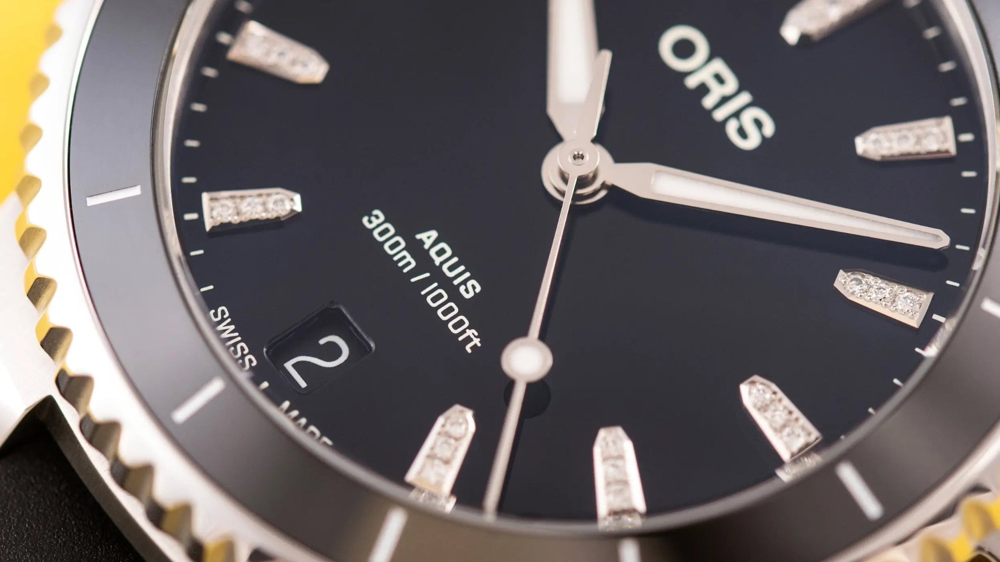 Oris Aquis Date Diamonds 01 733 7792 4194-07 4 19 64FC