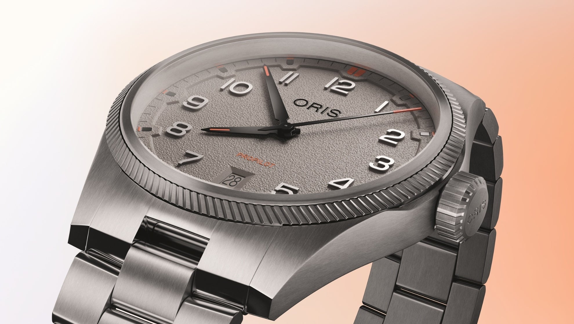 Oris ProPilot Date Chalk 01 733 7805 4163-07 8 20 04LC