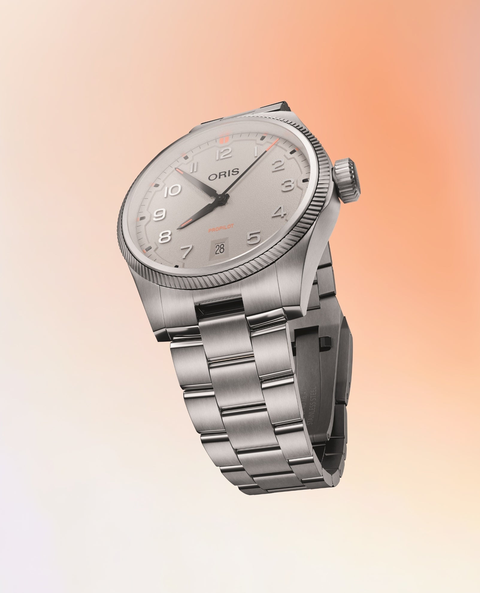 Oris ProPilot Date Chalk 01 733 7805 4163-07 8 20 04LC