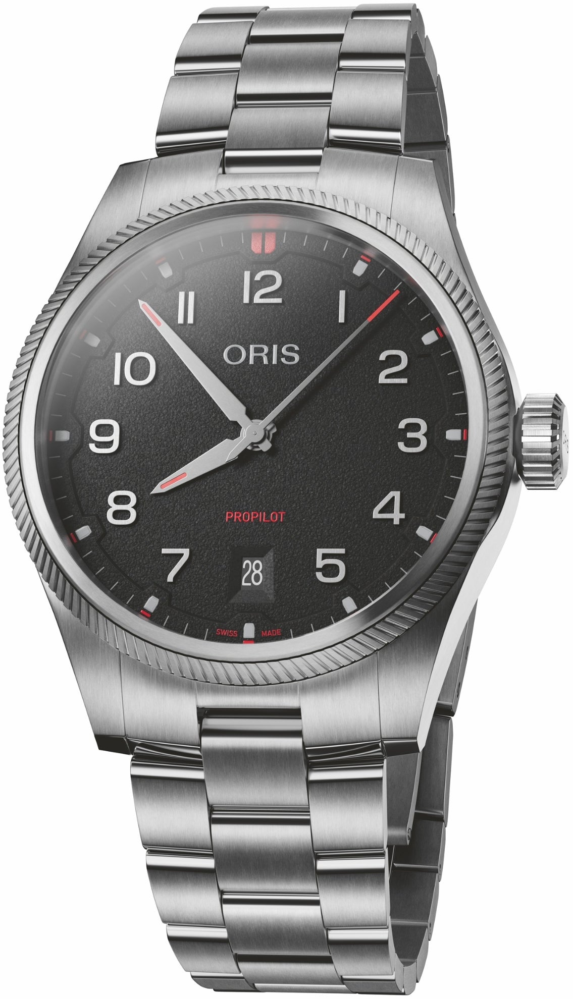 Oris ProPilot Date Black 01 733 7805 4164-07 8 20 04LC