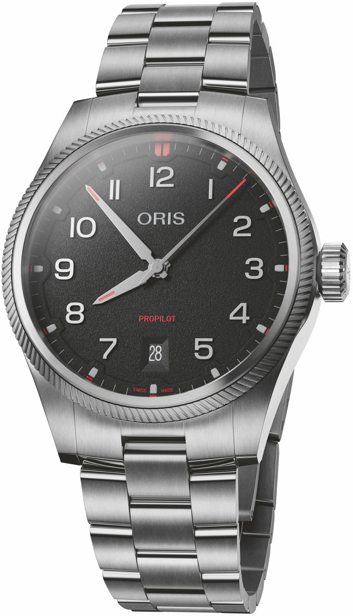 Oris ProPilot Date Black 01 733 7805 4164-07 8 20 04LC