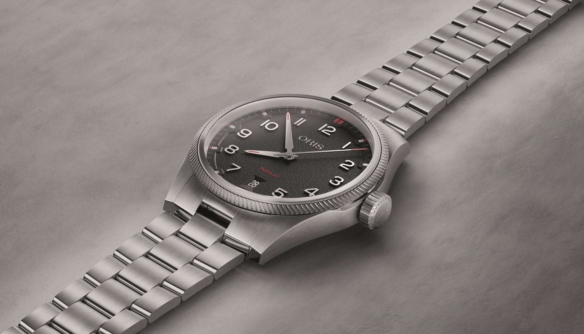 Oris ProPilot Date Black 01 733 7805 4164-07 8 20 04LC