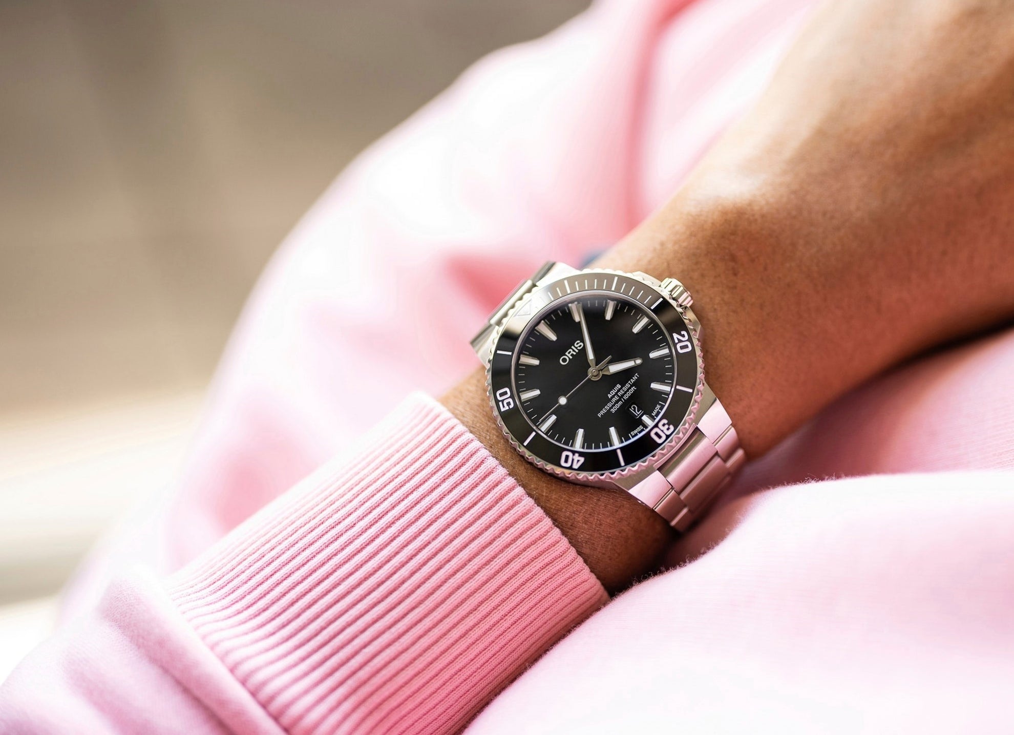 Oris Aquis Date 01 733 7787 4154-07 8 22 04PEB