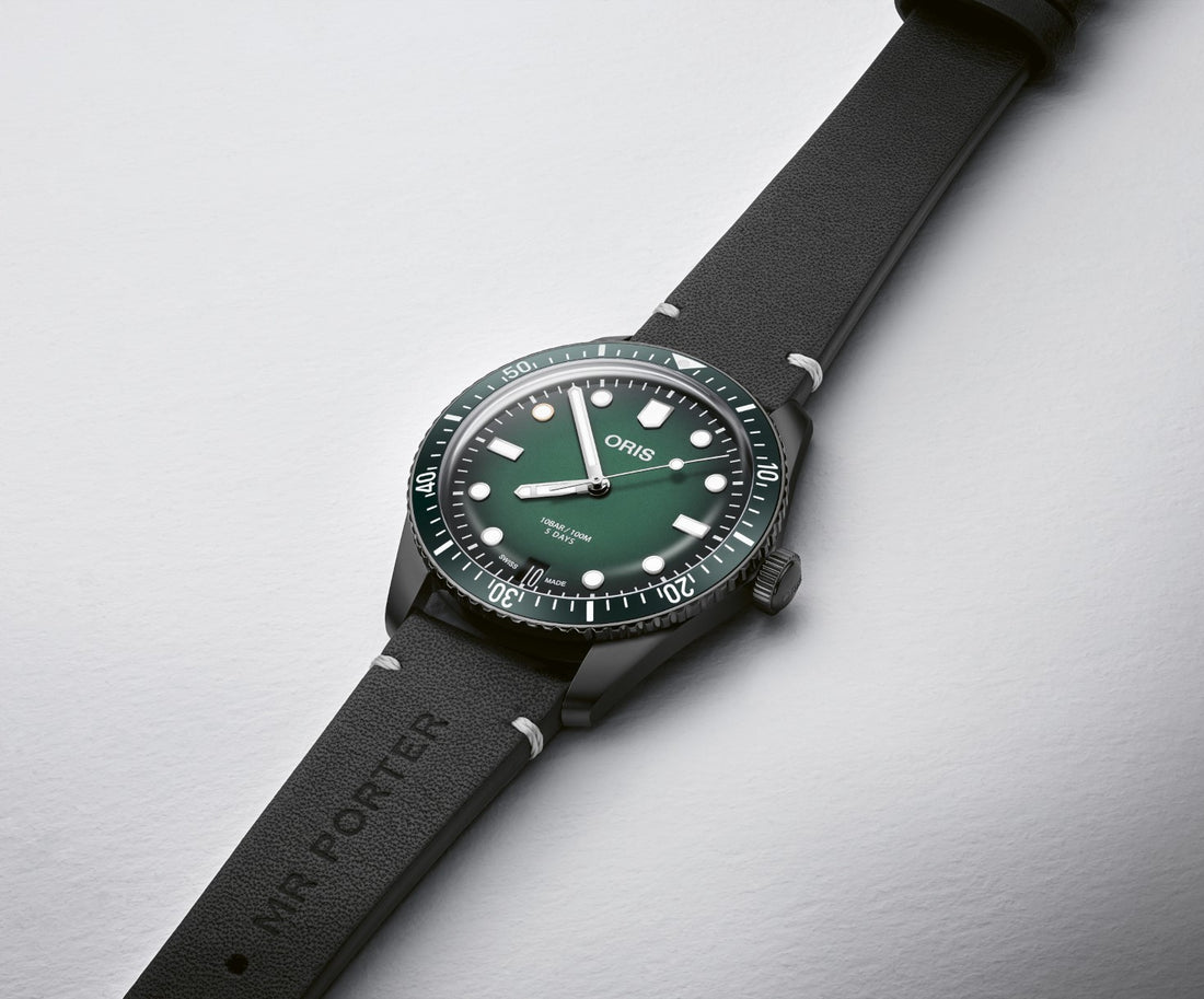 Oris Divers 10 Years of Mr Porter Limited Edition 01 400 7772 4217-Set