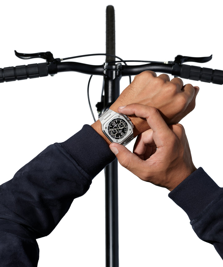 BELL&ROSS BR 05 CHRONO BLACK STEEL