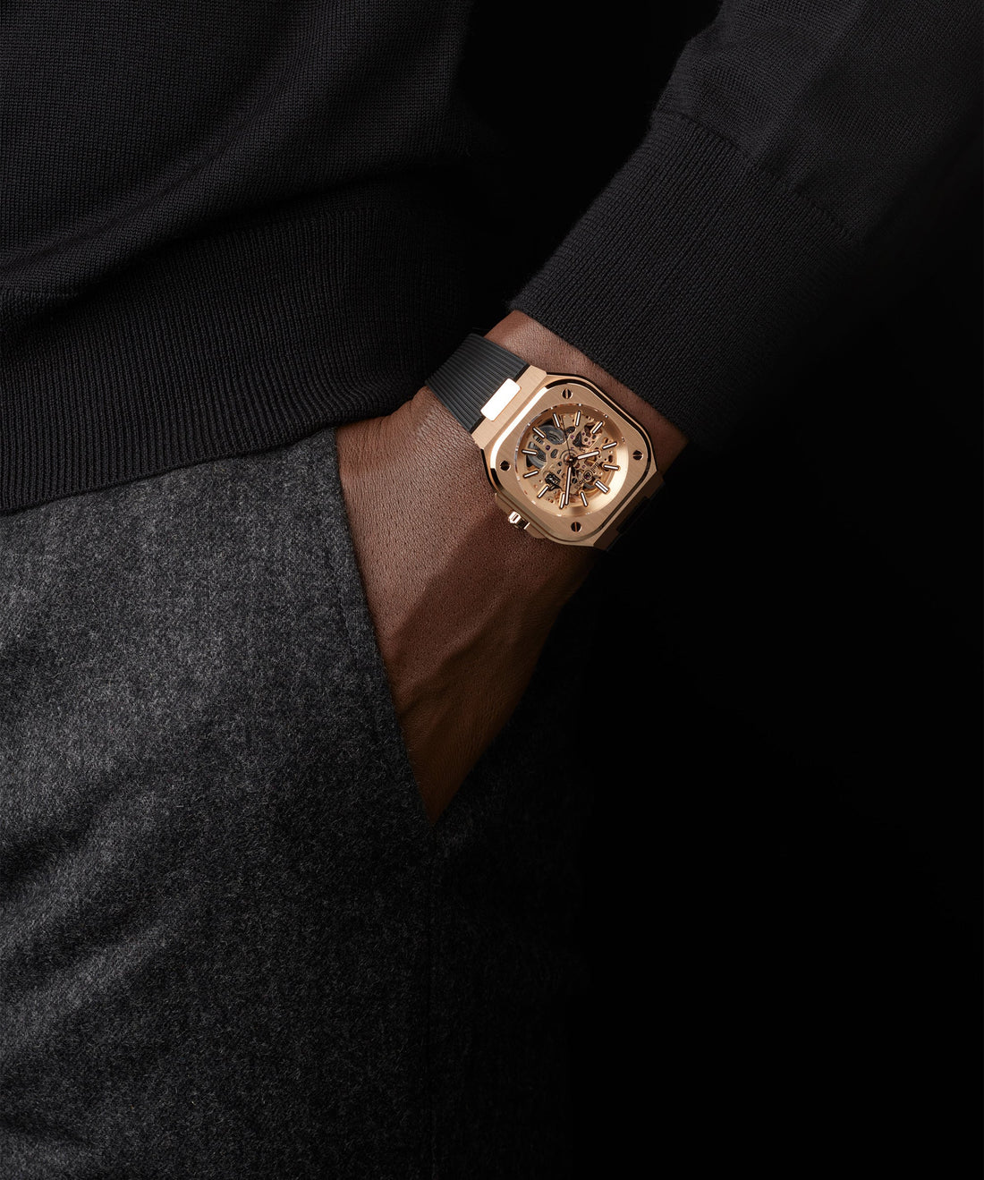 Bell&Ross BR-05 SKELETON GOLD