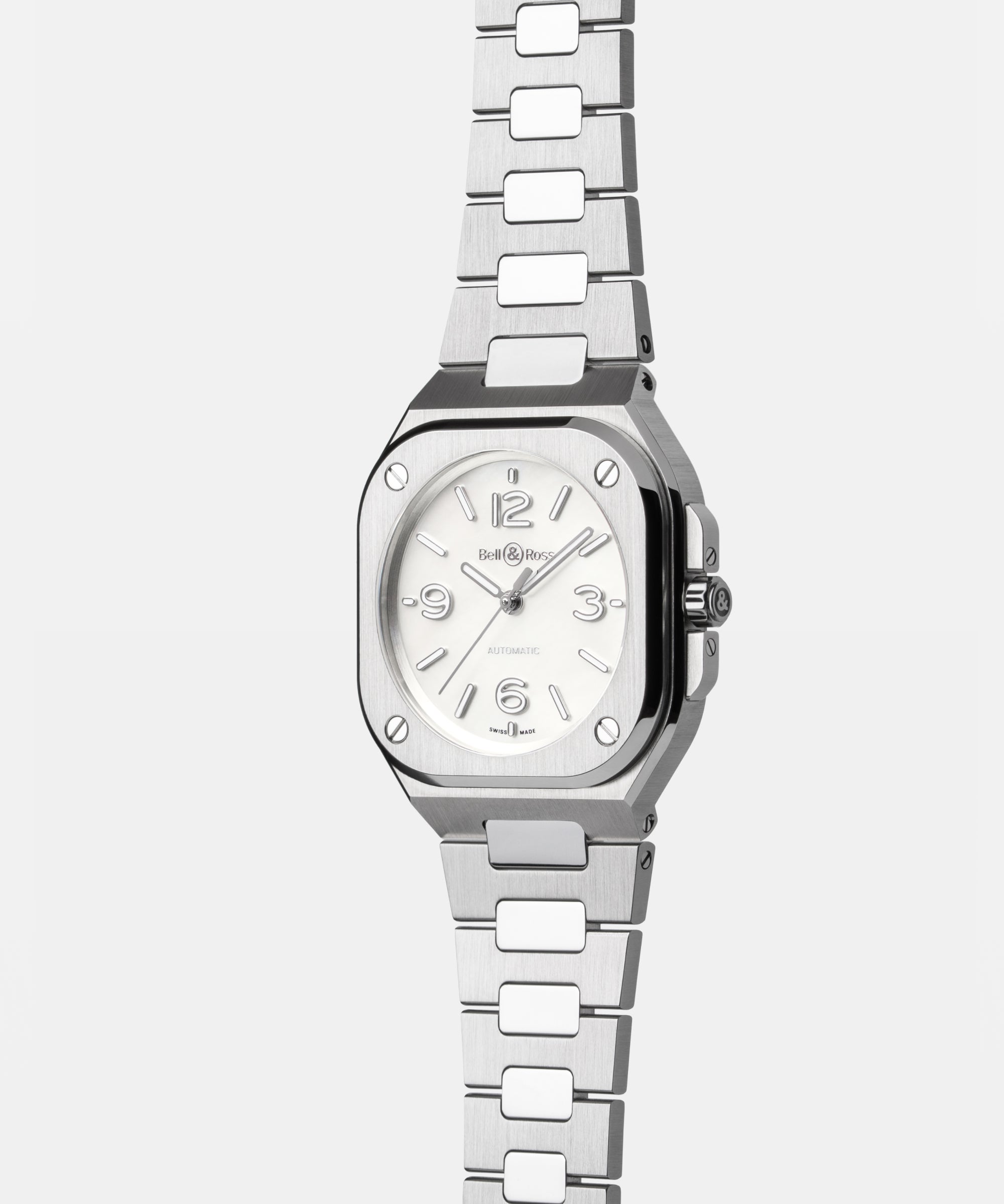 Bell&Ross BR-05 36 mm Mother Of Pearl Steel