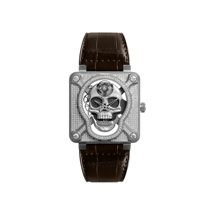 BELL&ROSS BR-01 laughing skull full diamond