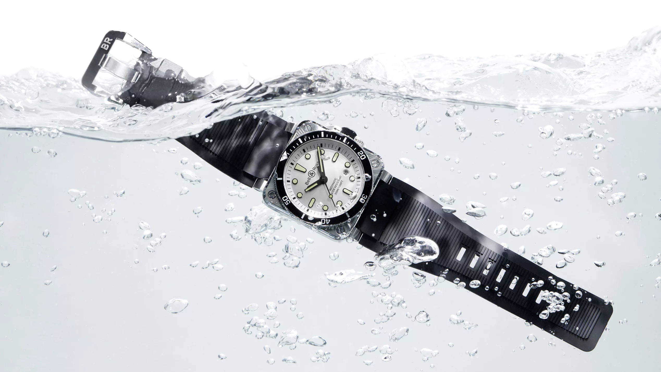 BELL&ROSS BR-03 Diver White Steel