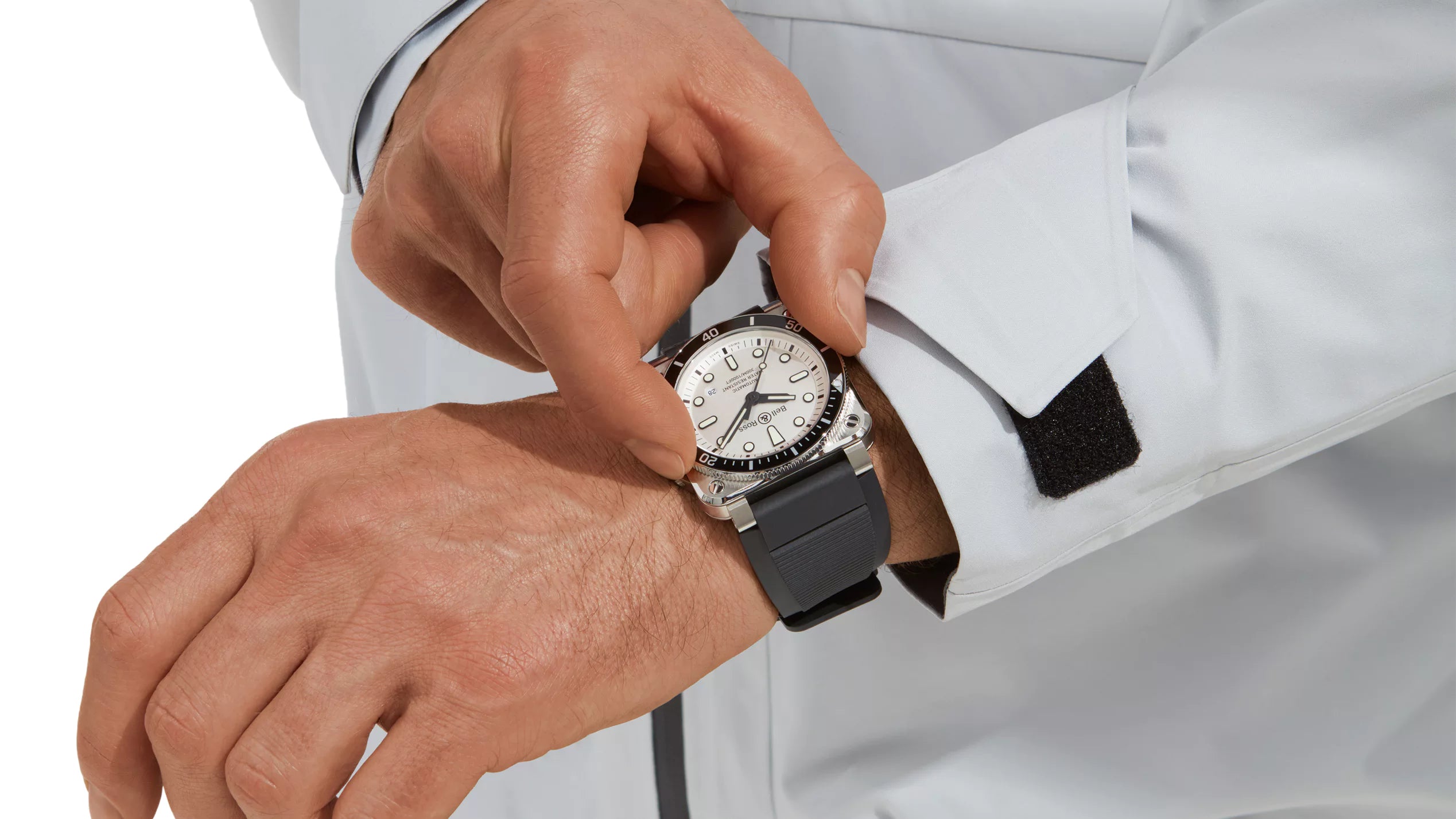 BELL&ROSS BR-03 Diver White Steel