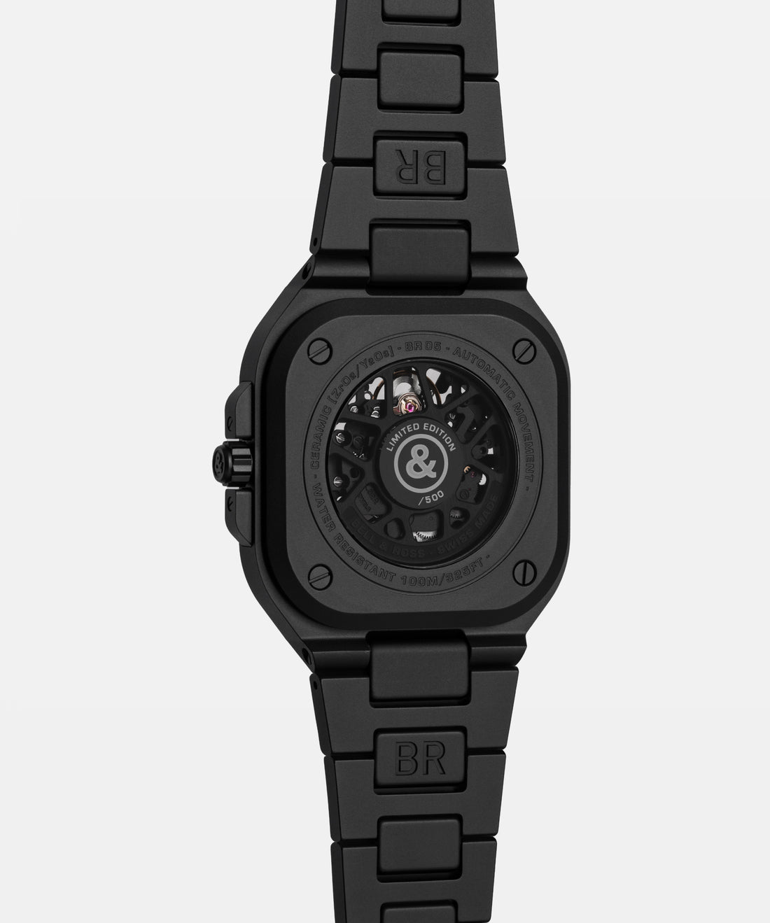 BELL&ROSS BR-05 Skeleton Black Lum Ceramic