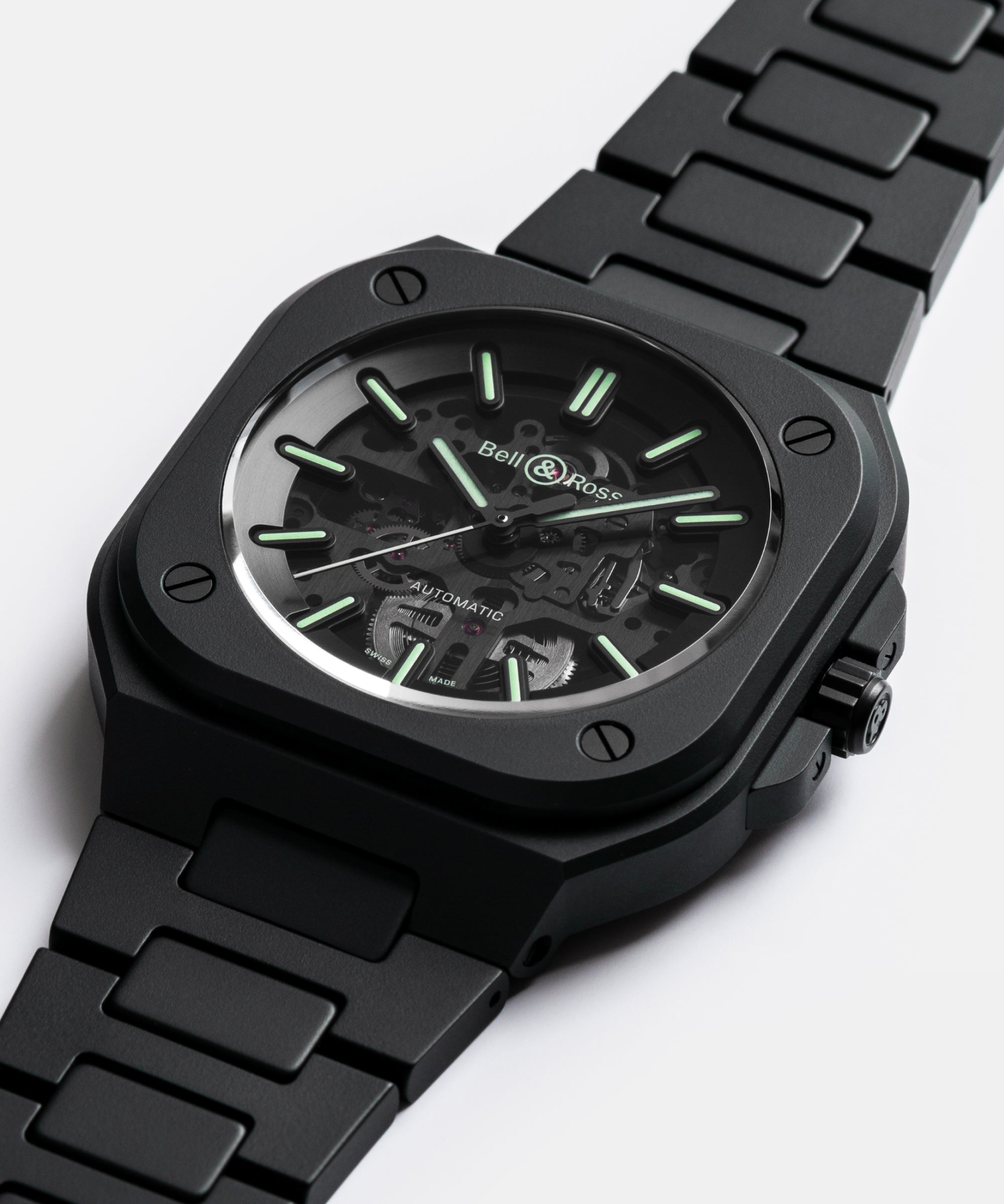 Bell&Ross BR-05 Skeleton Black Lum Ceramic
