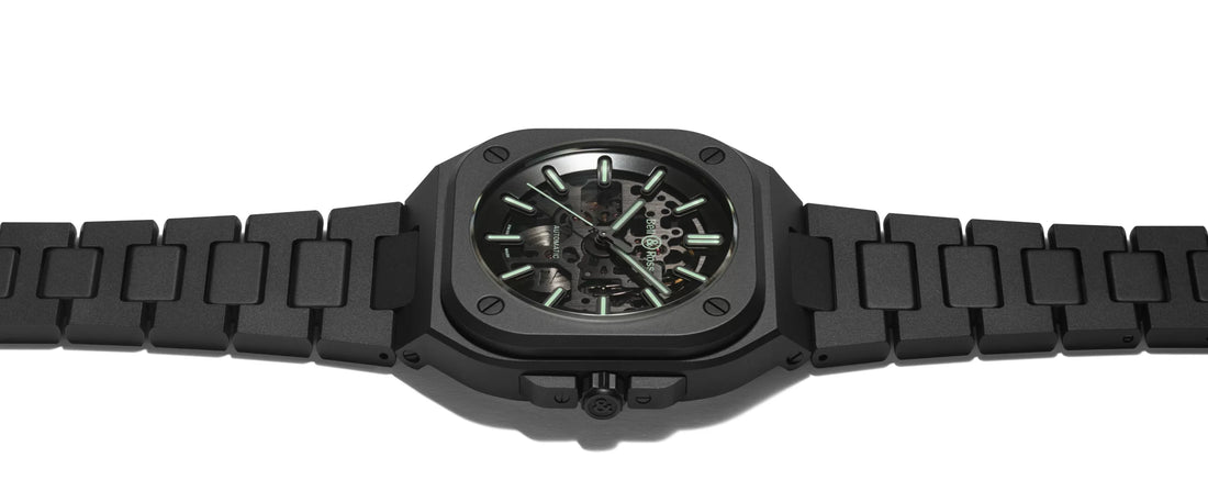 BELL&ROSS BR-05 Skeleton Black Lum Ceramic