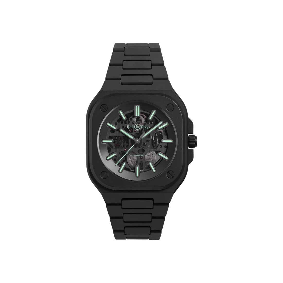 BELL&ROSS BR-05 Skeleton Black Lum Ceramic