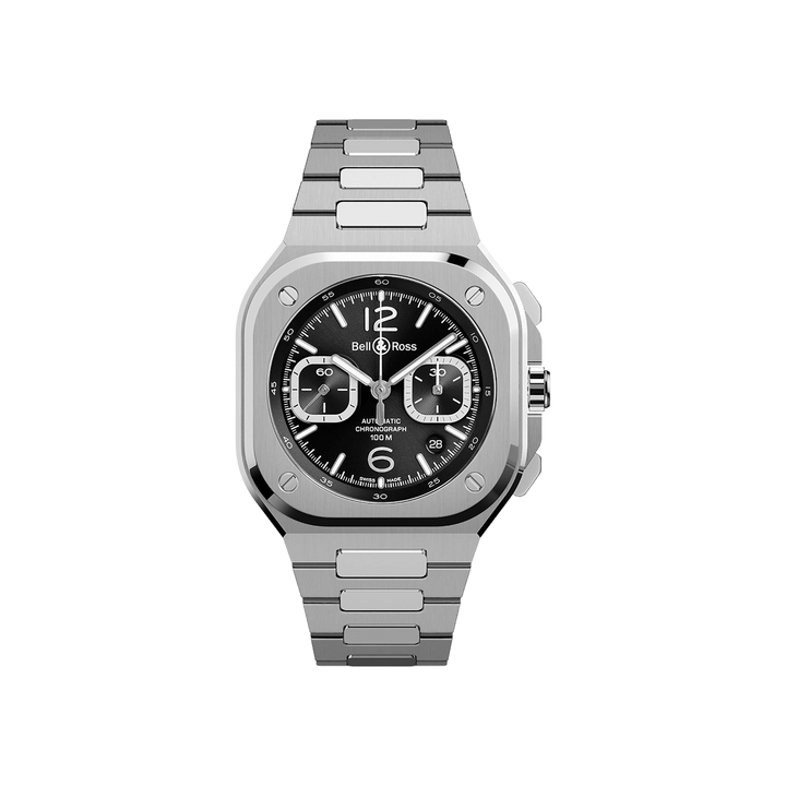 BELL&ROSS BR 05 CHRONO BLACK STEEL
