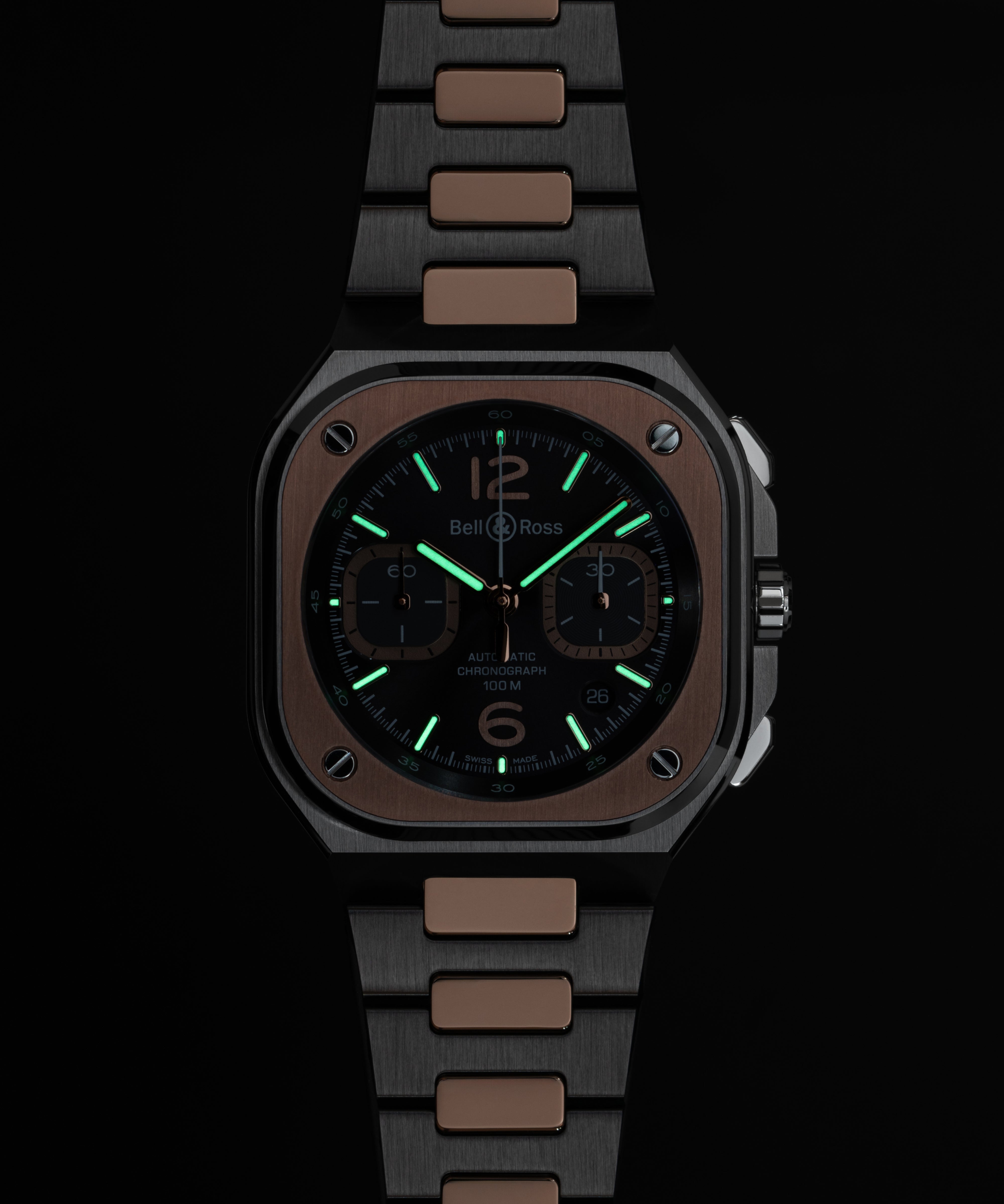 Bell&Ross BR-05 Chrono Grey Steel & Gold