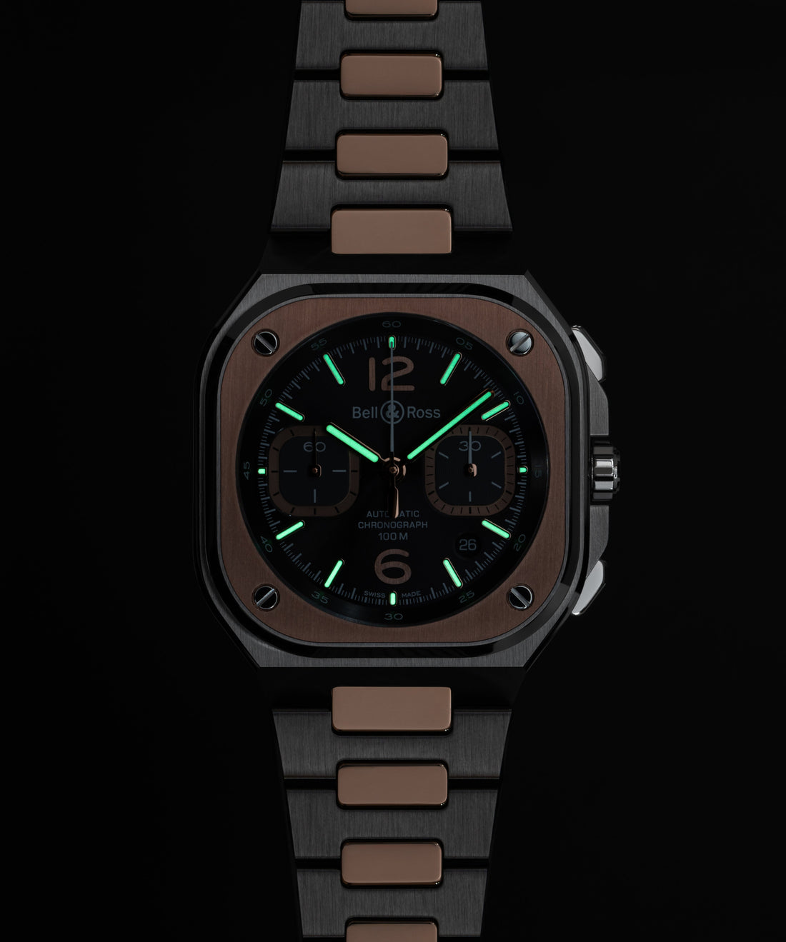 Bell&Ross BR-05 Chrono Grey Steel & Gold