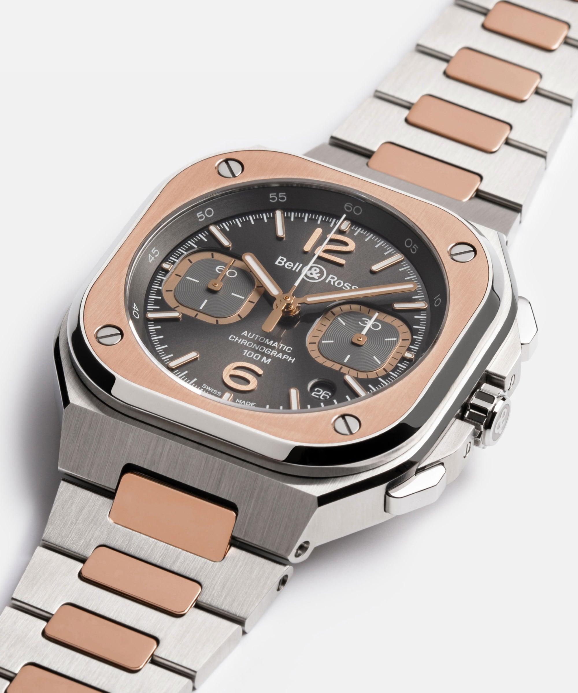 Bell&Ross BR-05 Chrono Grey Steel & Gold