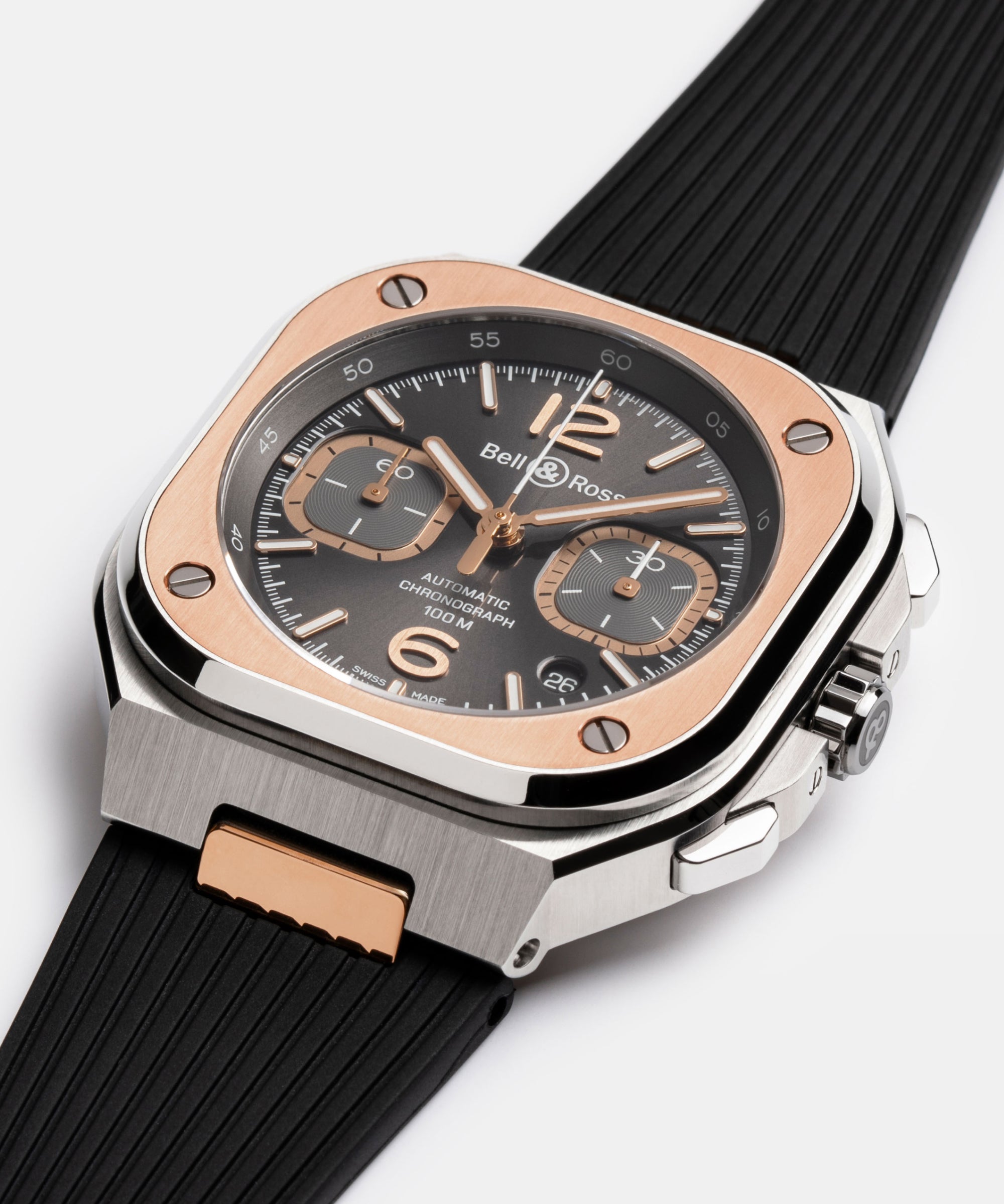 Bell&Ross BR-05 Chrono Grey Steel & Gold