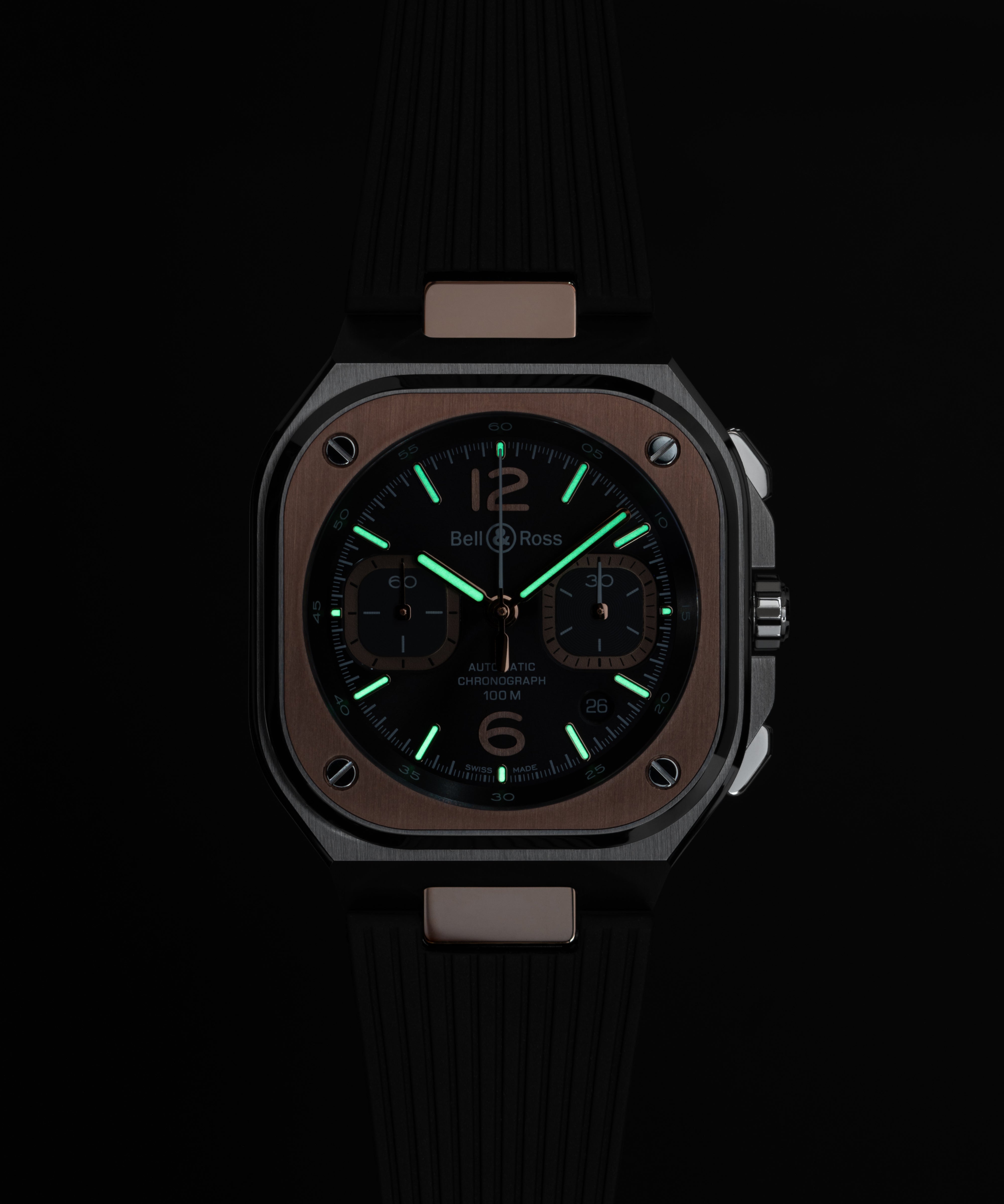 Bell&Ross BR-05 Chrono Grey Steel & Gold