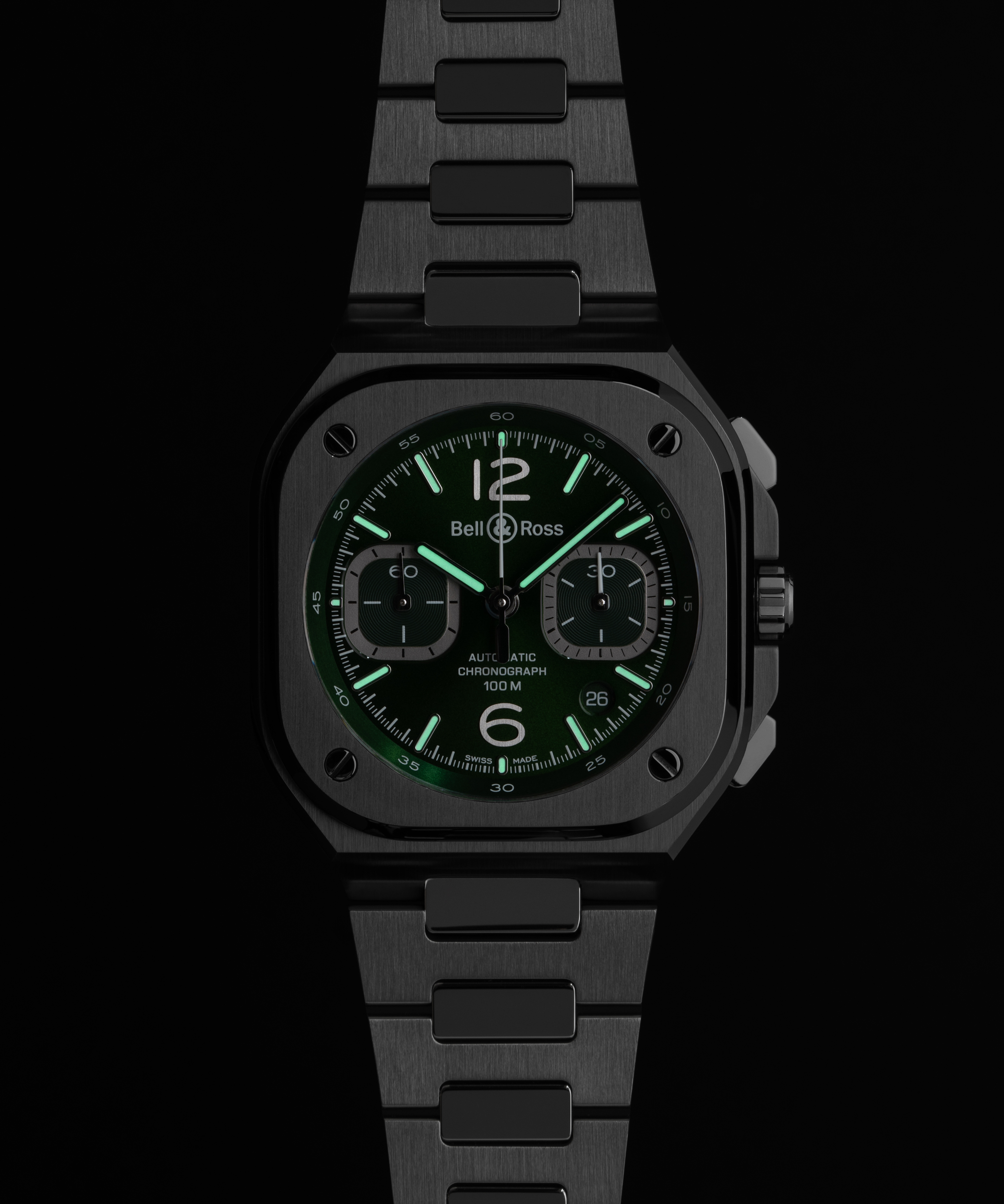 Bell&Ross BR-05 chrono green steel