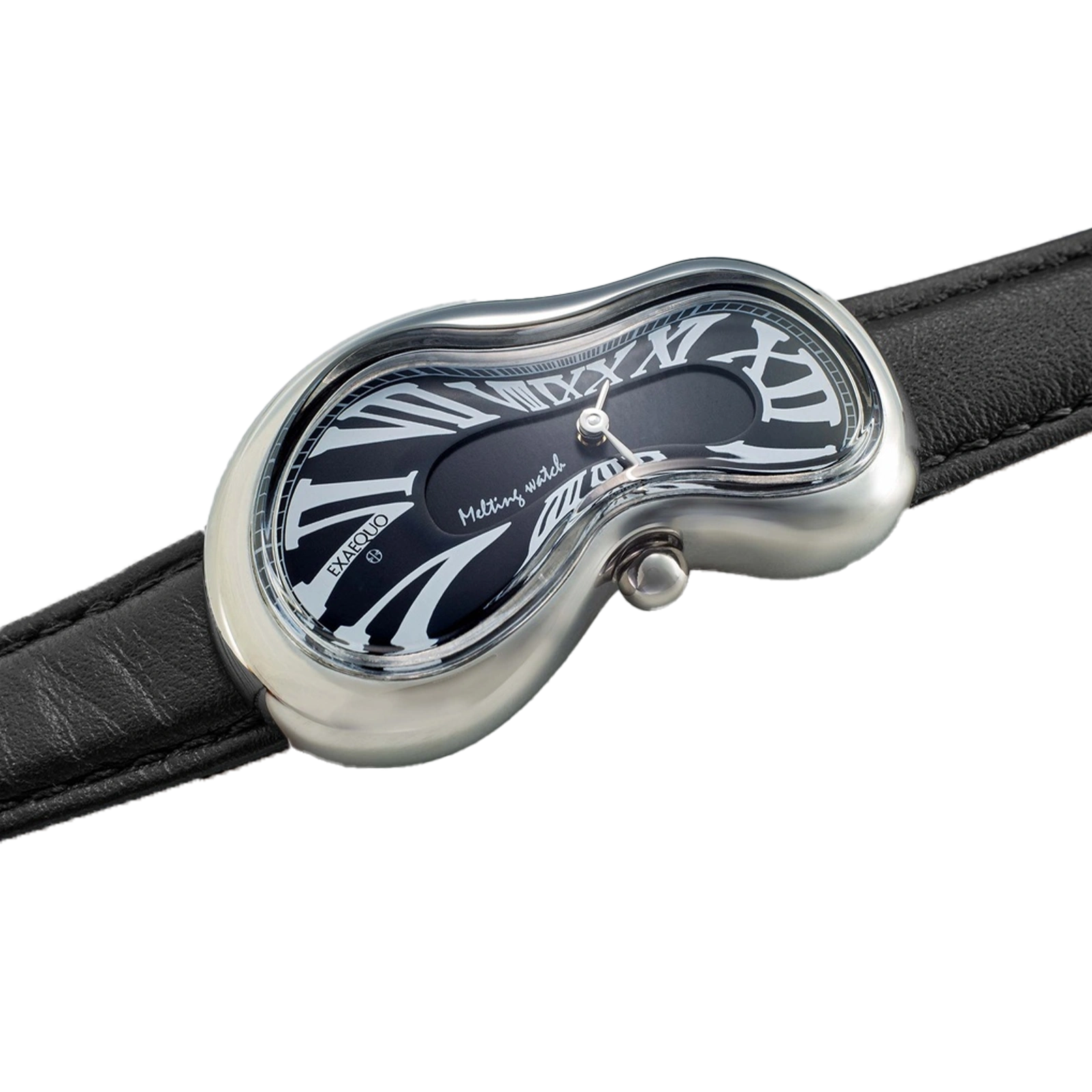 zegarek rozlany salvador dali exaequo melting watch kwarcowy czarny 