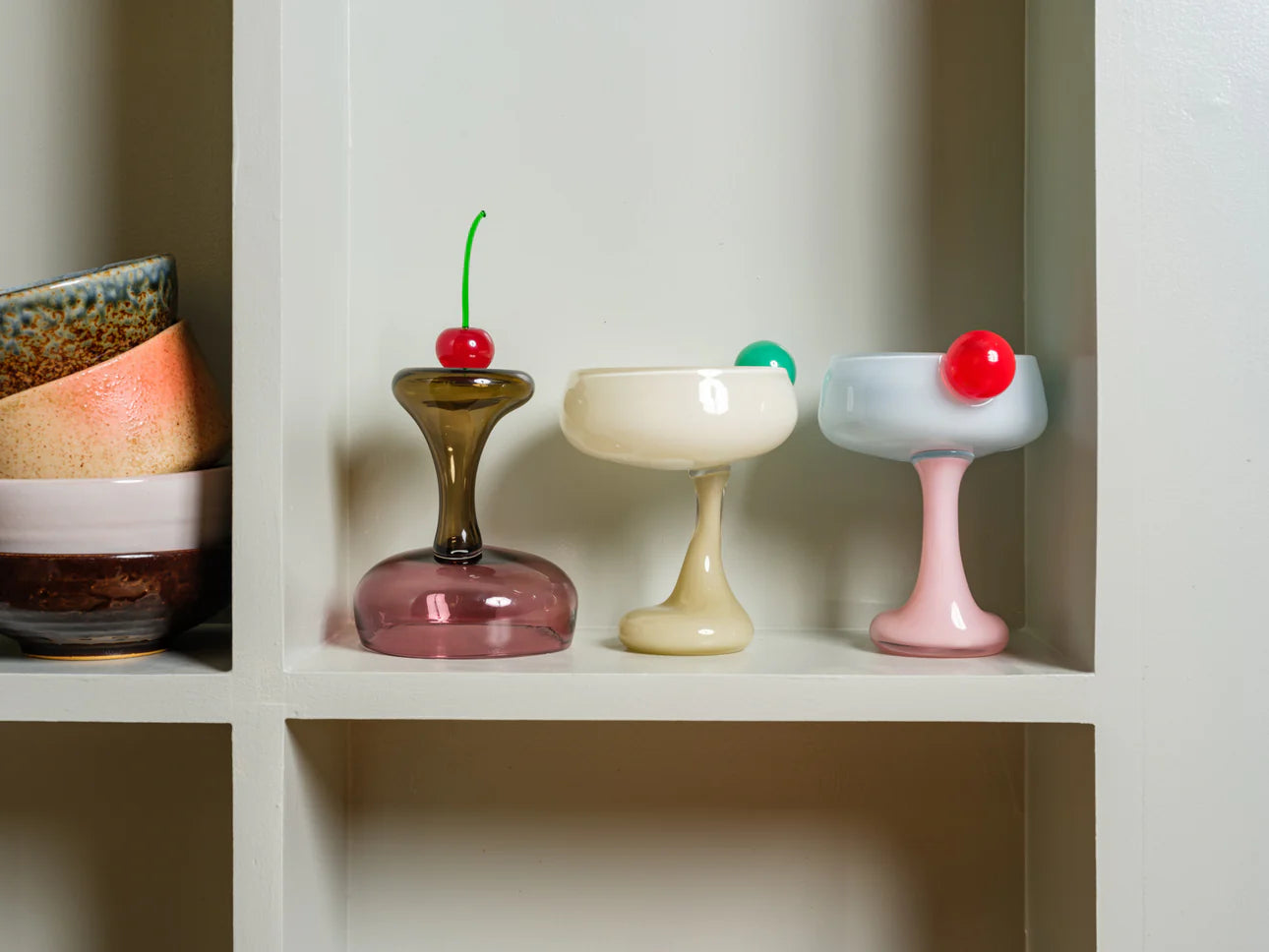 Helle Mardahl The Signature Glass | Aubergine Punch ~ Olive Punch