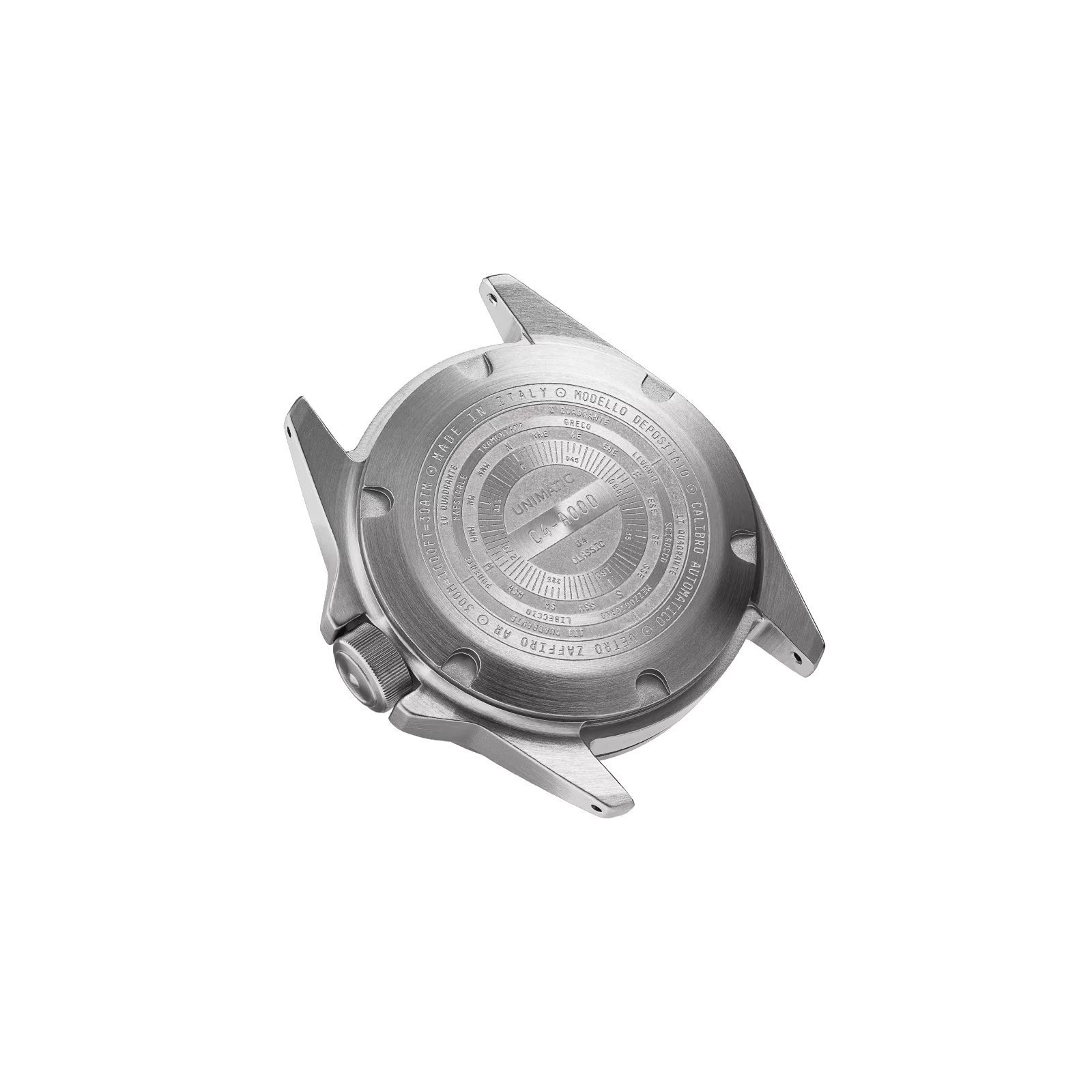 sportowy automatyczny zegarek Unimatic U4 CLASSIC – UC4 ref. UWK-UC4 koperta od spodu