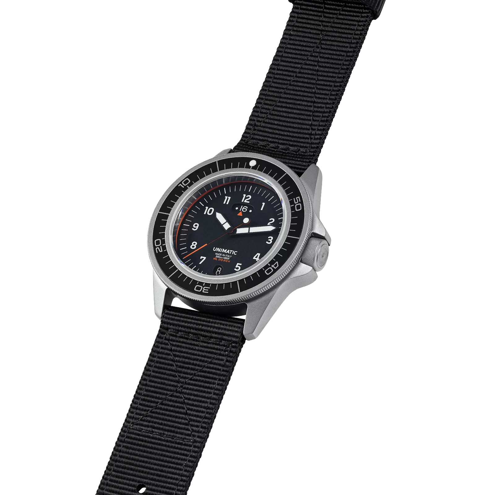 wytrzmały zegarek kwarcowy Unimatic Modello Uno GMT Toolwatch ref. UT1-GMT