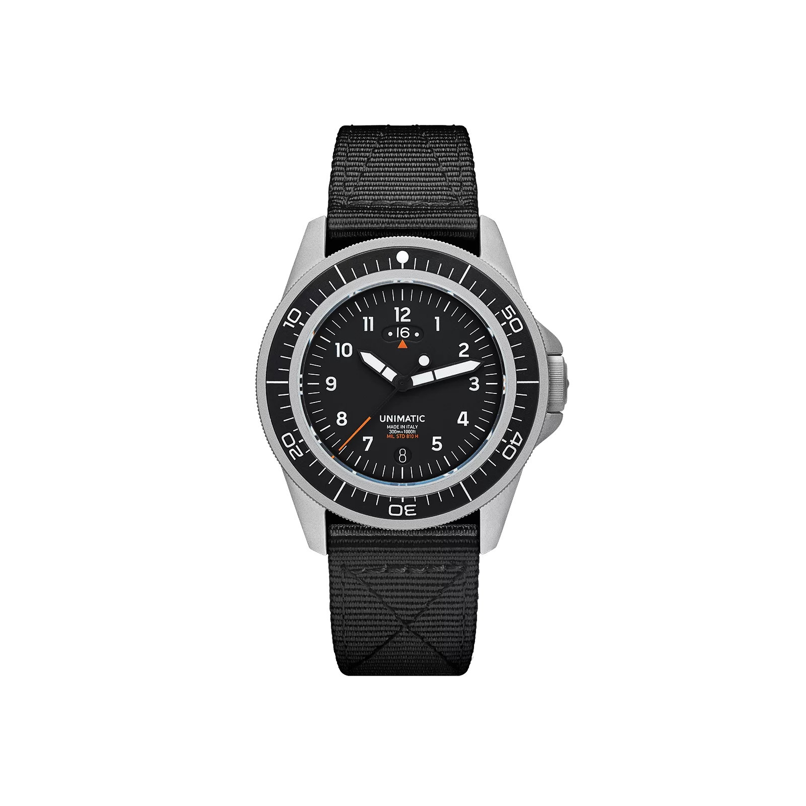 wytrzmały zegarek kwarcowy Unimatic Modello Uno GMT Toolwatch ref. UT1-GMT