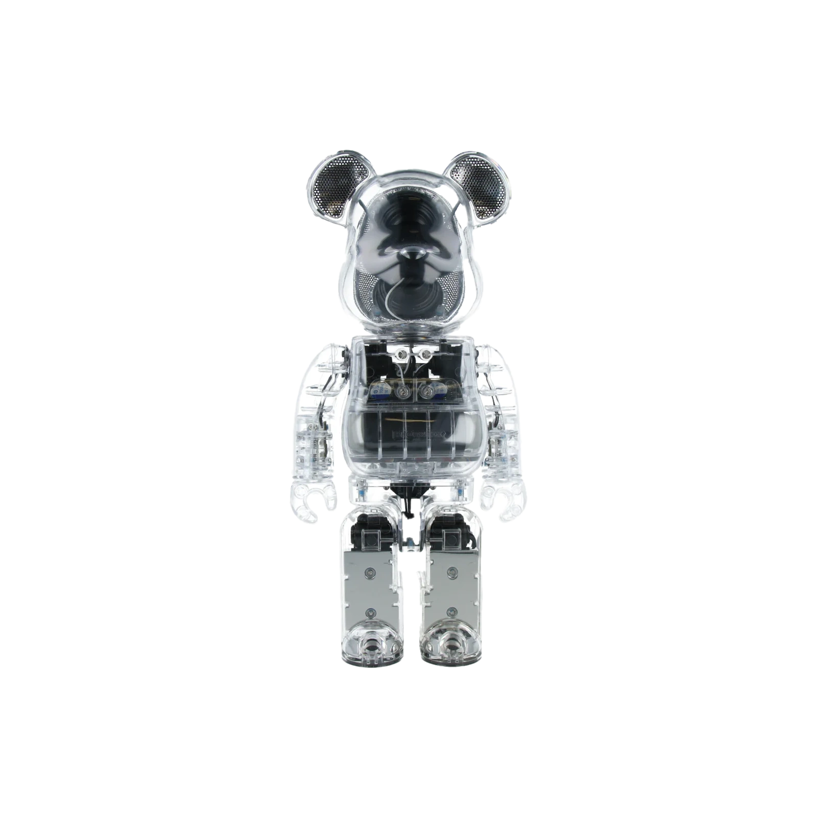 Figurka misia głośnik przezroczysty Medicom Bearbrick Audio Clear 400%