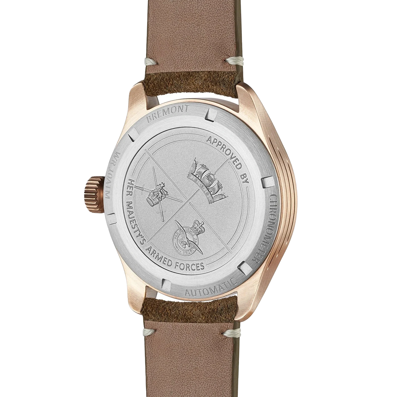 Zegarek klasyczny brązowy Bremont Broadsword Bronze