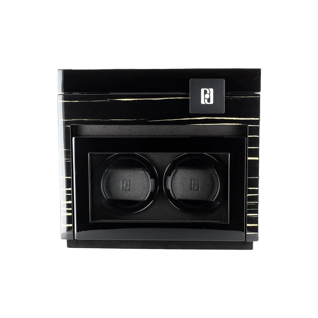 rotomat drewniany dla  zegarków Paul Design Gentlemen 2+3 black shadow czarny 
