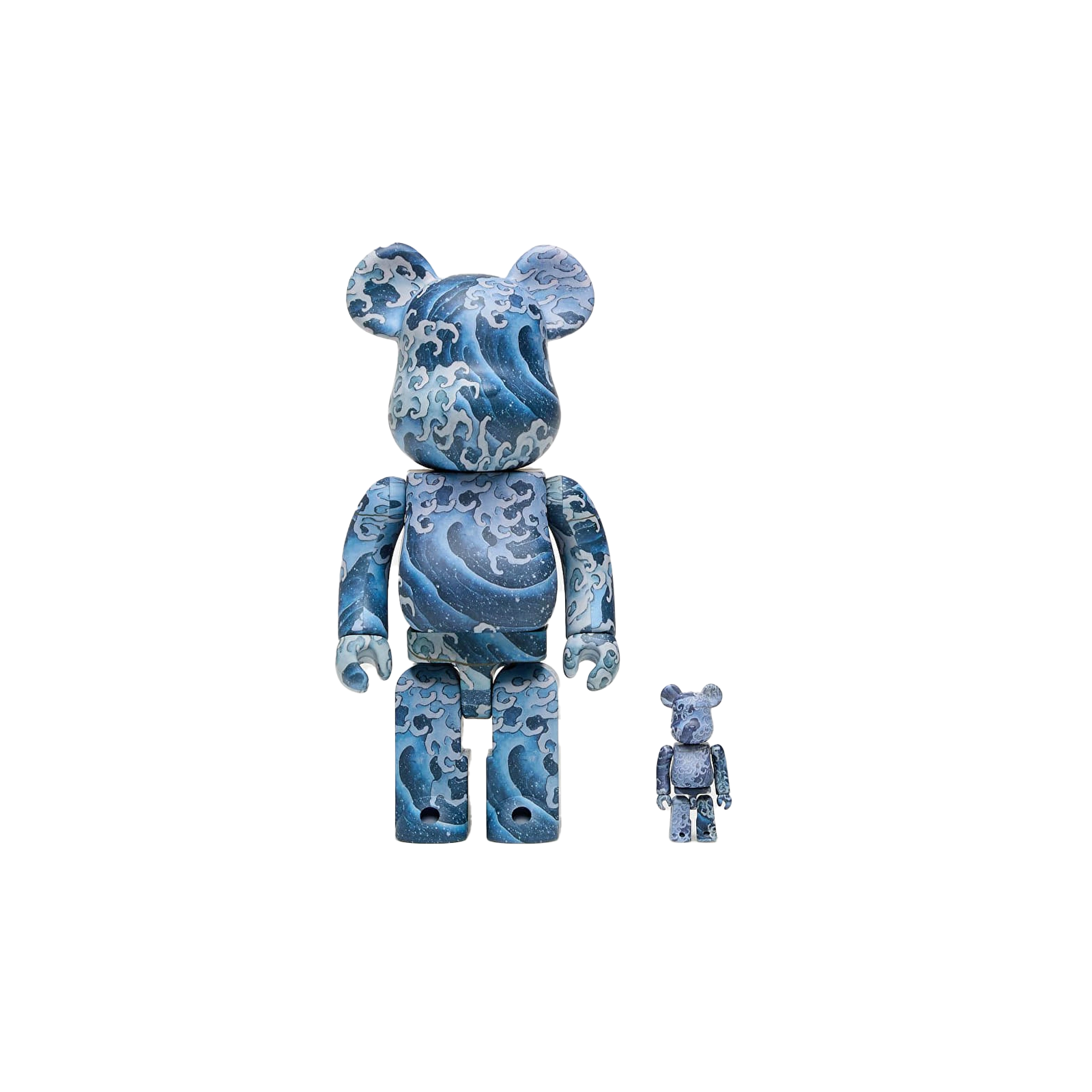 Medicom Bearbrick x Katsushika Hokusai Masculine Waves 100% & 400%