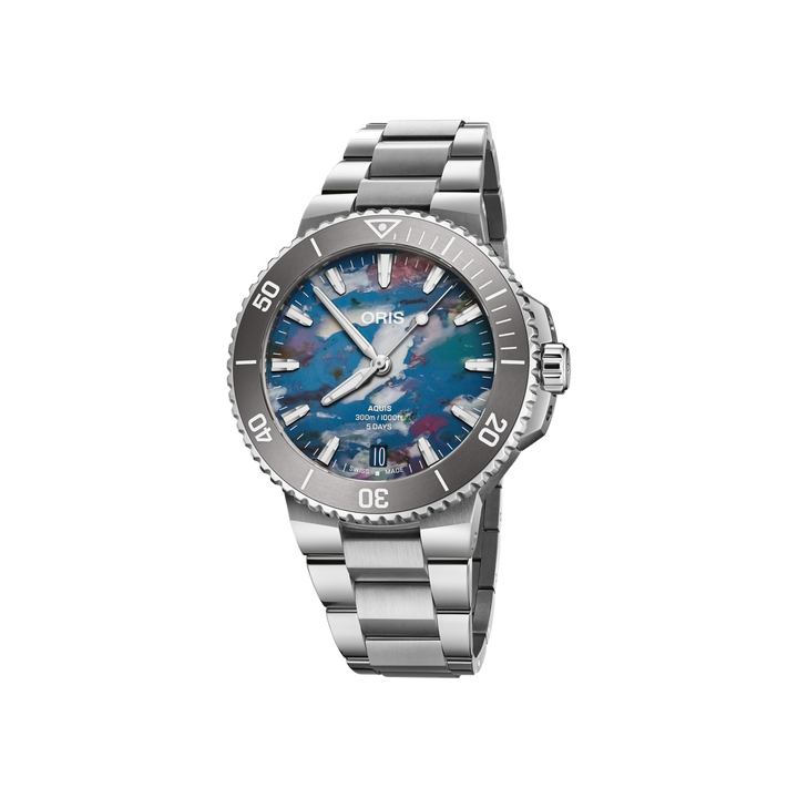 Oris Aquis Date Upcycle 01 400 7790 4150-07 8 23 02PEB