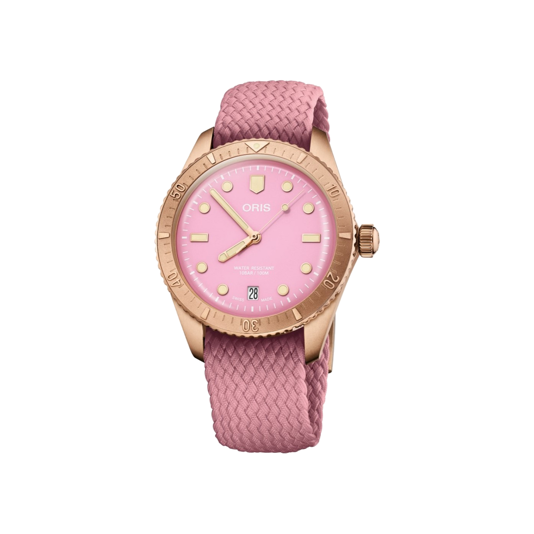 Oris Divers Sixty-Five Cotton Candy Lipstick Pink 01 733 7771 3158-07 3 19 04BRS