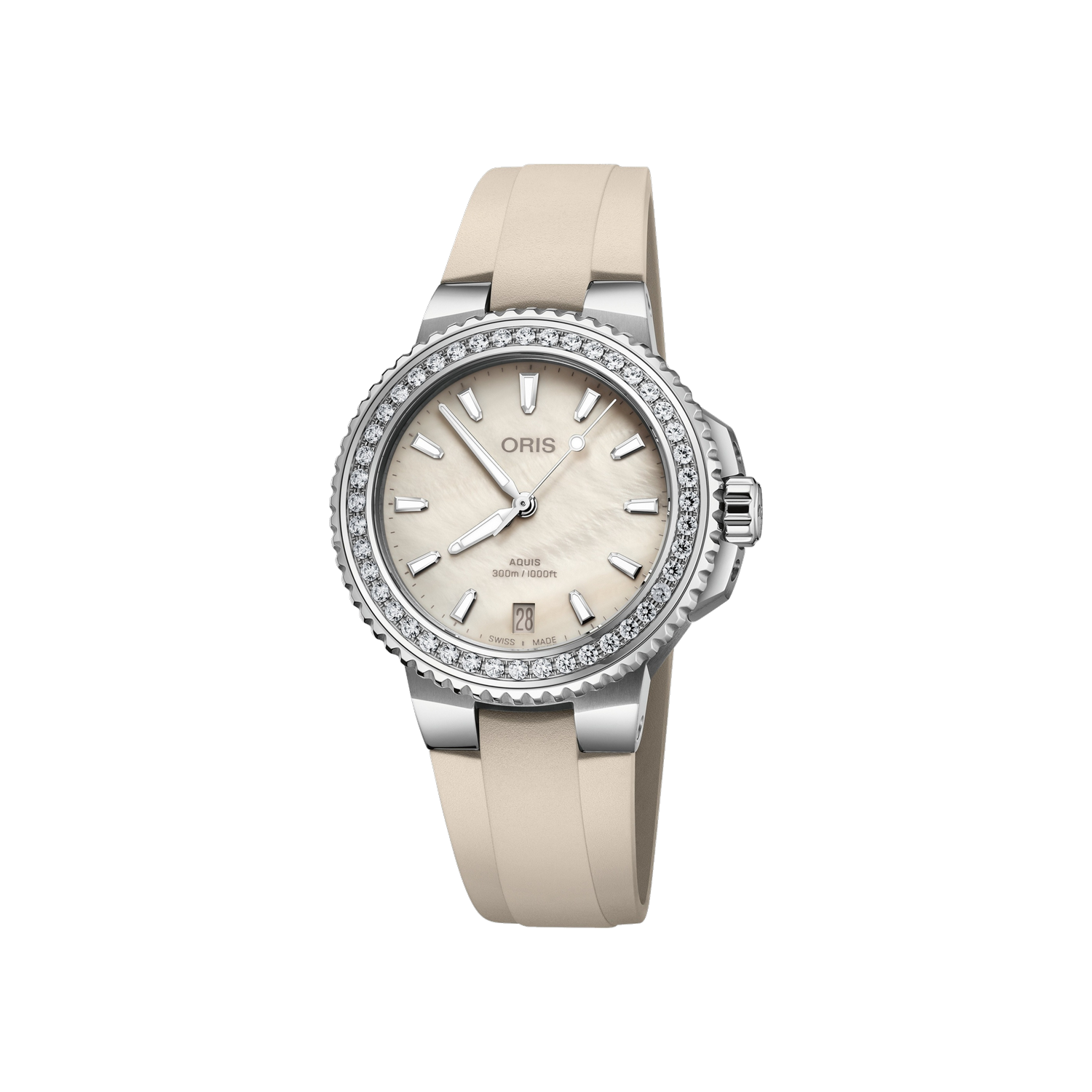 Oris Aquis Date Diamonds 01 733 7792 4956-07 4 19 61FC