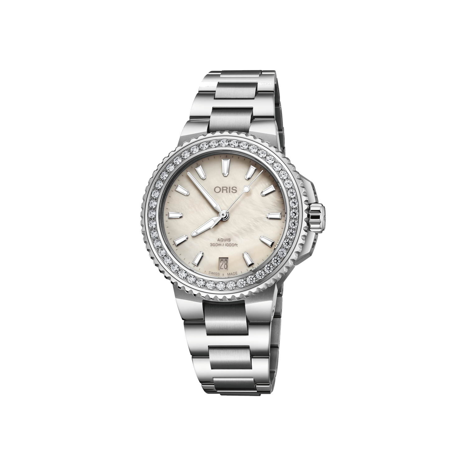 Oris Aquis Date Diamonds 01 733 7792 4956-07 8 19 05P