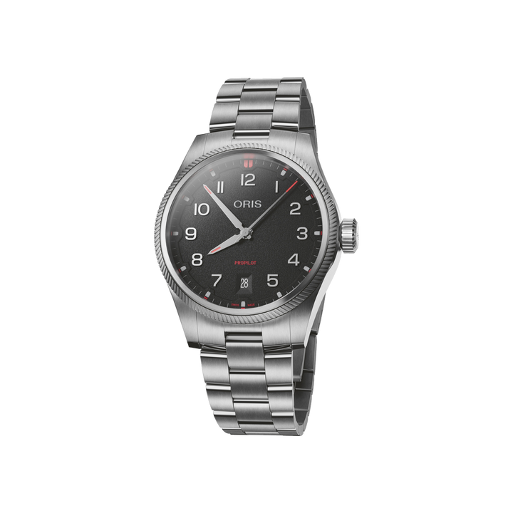 Oris ProPilot Date Black 01 733 7805 4164-07 8 20 04LC