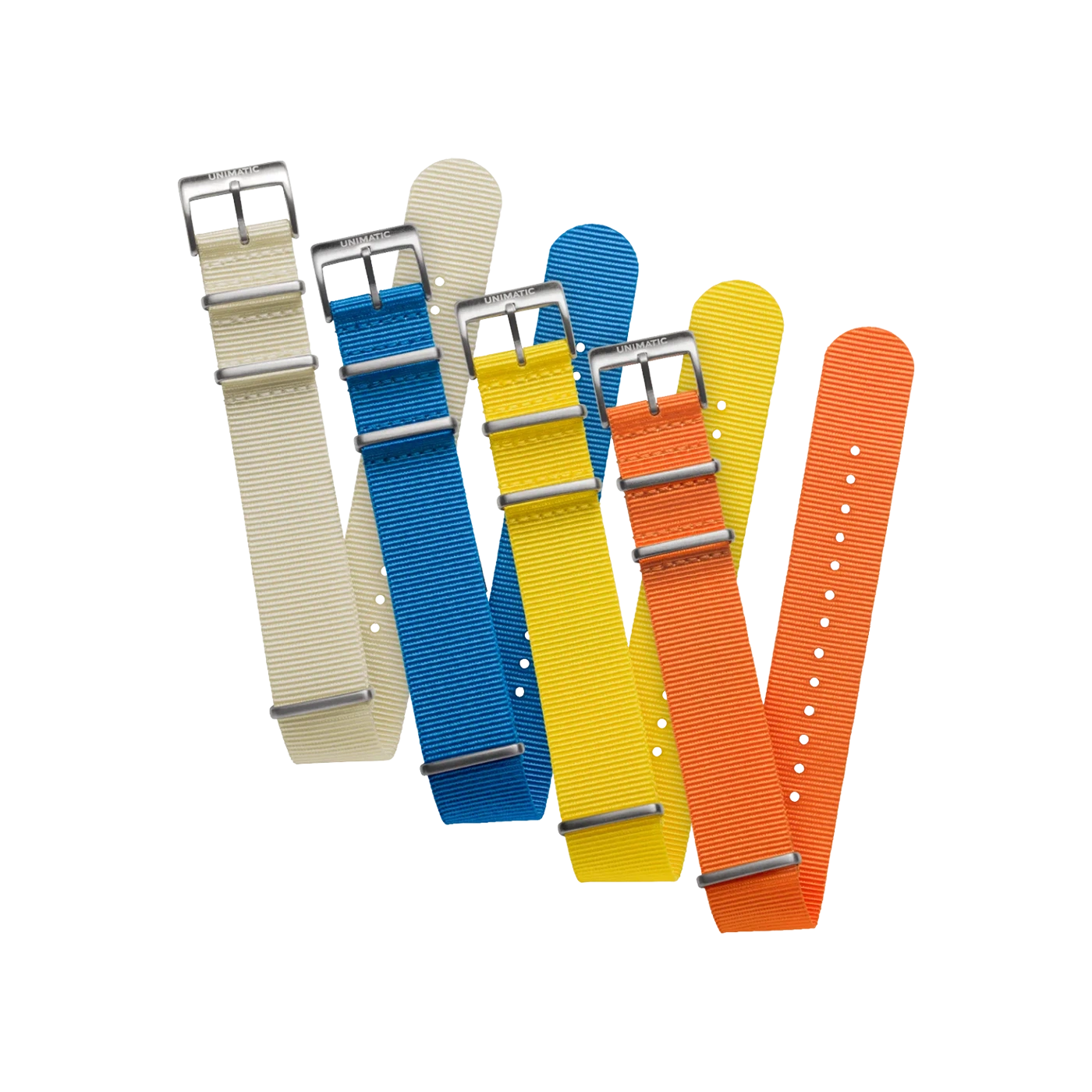 Unimatic Bold nato steel strap set